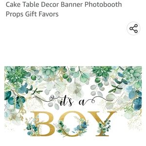 Backdrop for baby shower